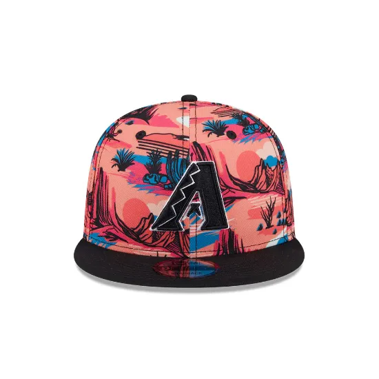 Imagen de Gorra Arizona Diamondbacks MLB Spring Training Fan Pack 2025 Print 9FIFTY Snapback Talla OSFM