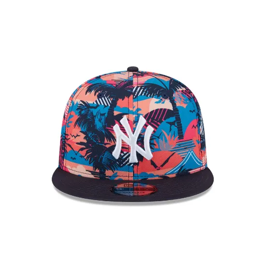 Imagen de Gorra New York Yankees MLB Spring Training Fan Pack 2025 Print 9FIFTY Snapback Talla OSFM