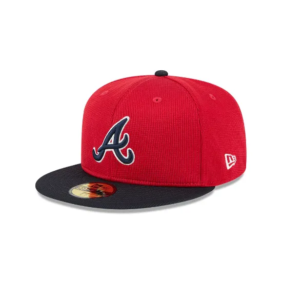 Imagen de Gorra New Era Atlanta Braves MLB Spring Training 2025 59FIFTY Cerrada