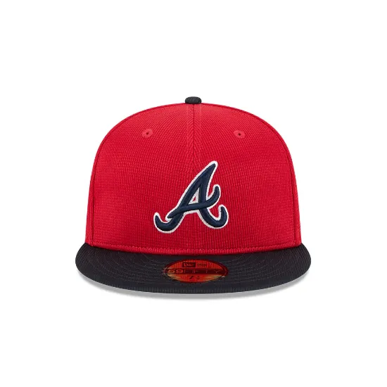 Imagen de Gorra New Era Atlanta Braves MLB Spring Training 2025 59FIFTY Cerrada