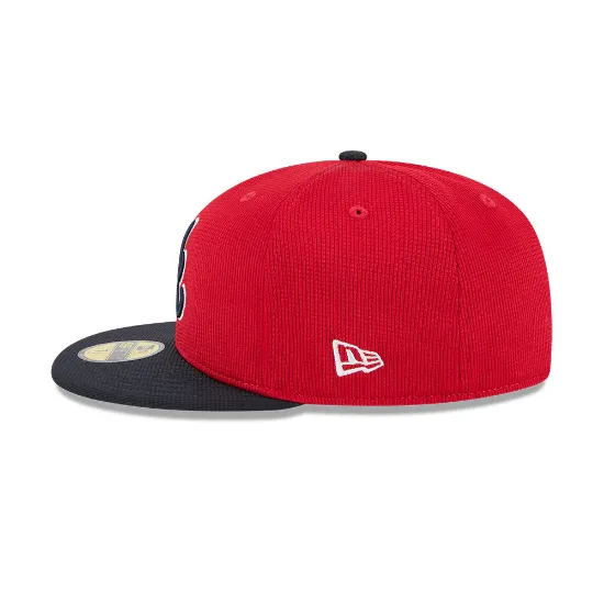 Imagen de Gorra New Era Atlanta Braves MLB Spring Training 2025 59FIFTY Cerrada