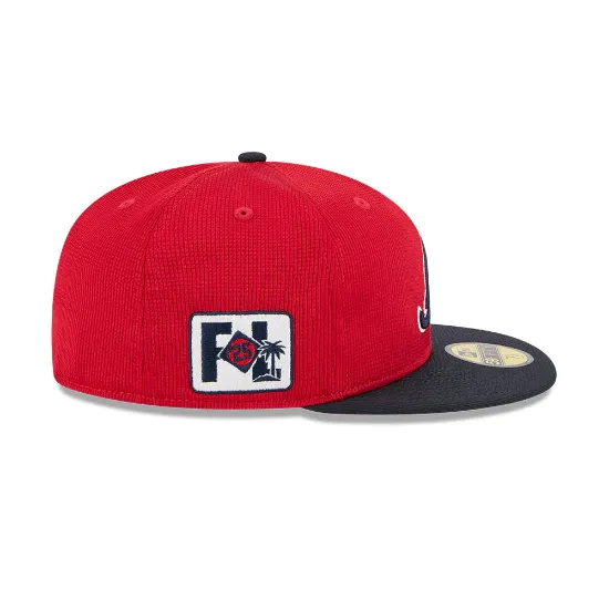 Imagen de Gorra New Era Atlanta Braves MLB Spring Training 2025 59FIFTY Cerrada