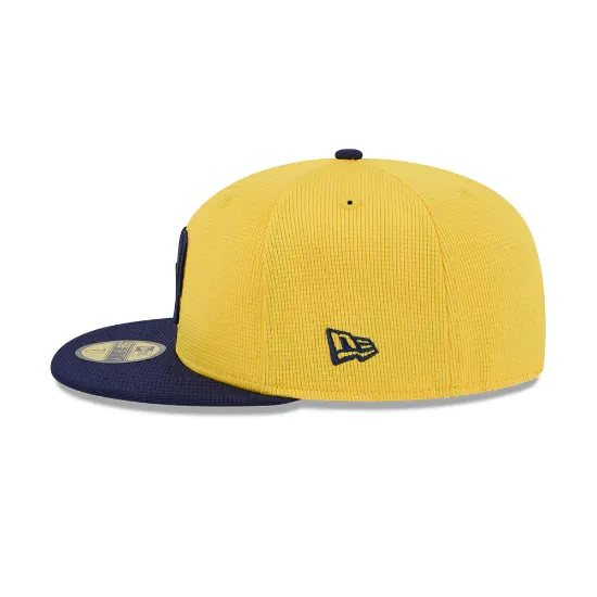 Imagen de Gorra New Era Milwaukee Brewers MLB Spring Training 2025 59FIFTY Cerrada