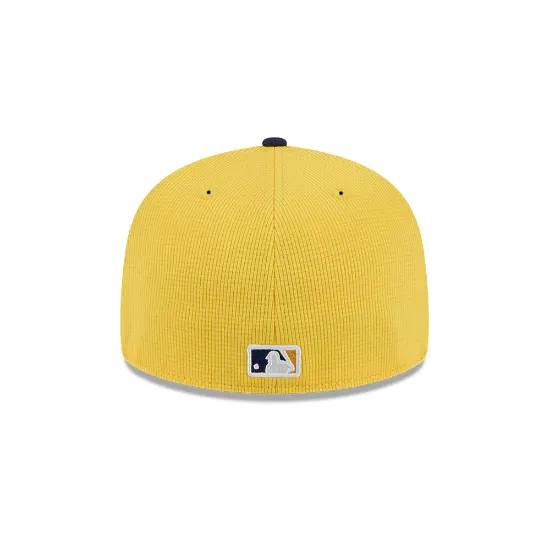 Imagen de Gorra New Era Milwaukee Brewers MLB Spring Training 2025 59FIFTY Cerrada