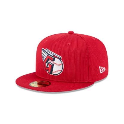 Imagen de Gorra New Era Cleveland Guardians MLB Spring Training 2025 59FIFTY Cerrada