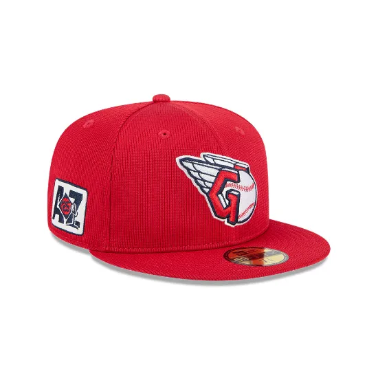 Imagen de Gorra New Era Cleveland Guardians MLB Spring Training 2025 59FIFTY Cerrada