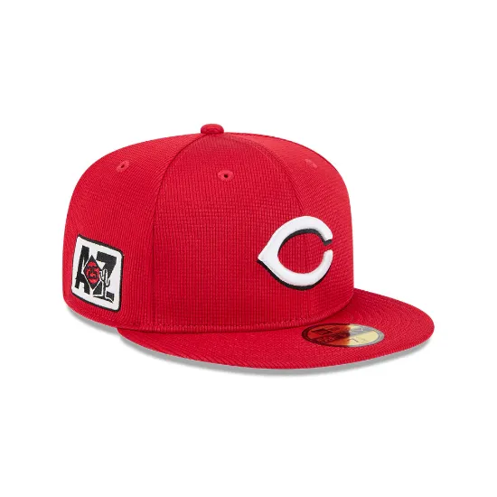 Imagen de Gorra New Era Cincinnati Reds MLB Spring Training 2025 59FIFTY Cerrada