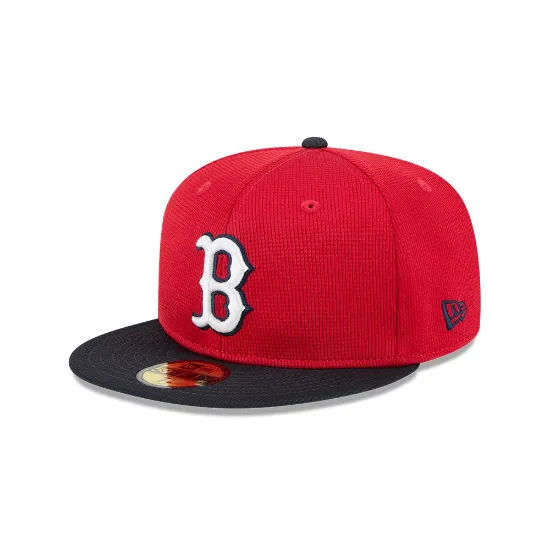 Imagen de Gorra New Era Boston Red Sox MLB Spring Training 2025 59FIFTY Cerrada