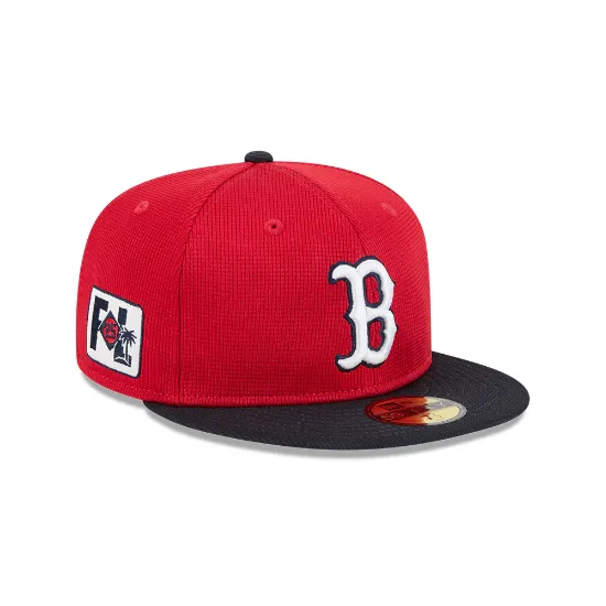 Imagen de Gorra New Era Boston Red Sox MLB Spring Training 2025 59FIFTY Cerrada