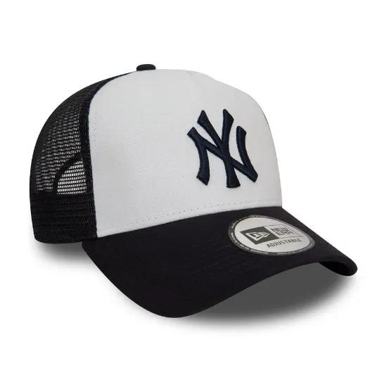 Imagen de Gorra Equipo de los Yankees de Nueva York Color Blanco Gorra de Camionero A-Frame