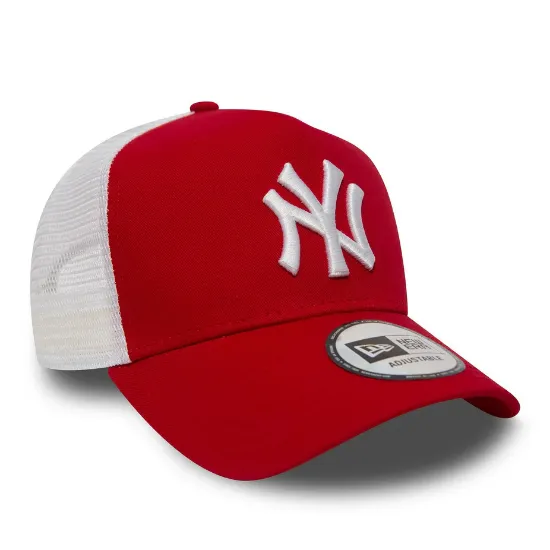 Imagen de Gorra New Era New York Yankees Clean Rojo E-Frame Trucker