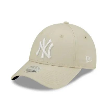 Imagen de Gorra New Era New York Yankees League Essential Beige 9FORTY Mujer